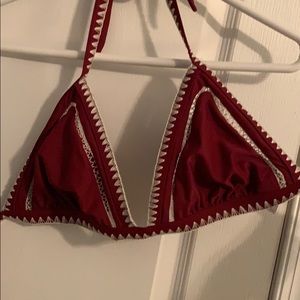 Target Woven Bikini Top